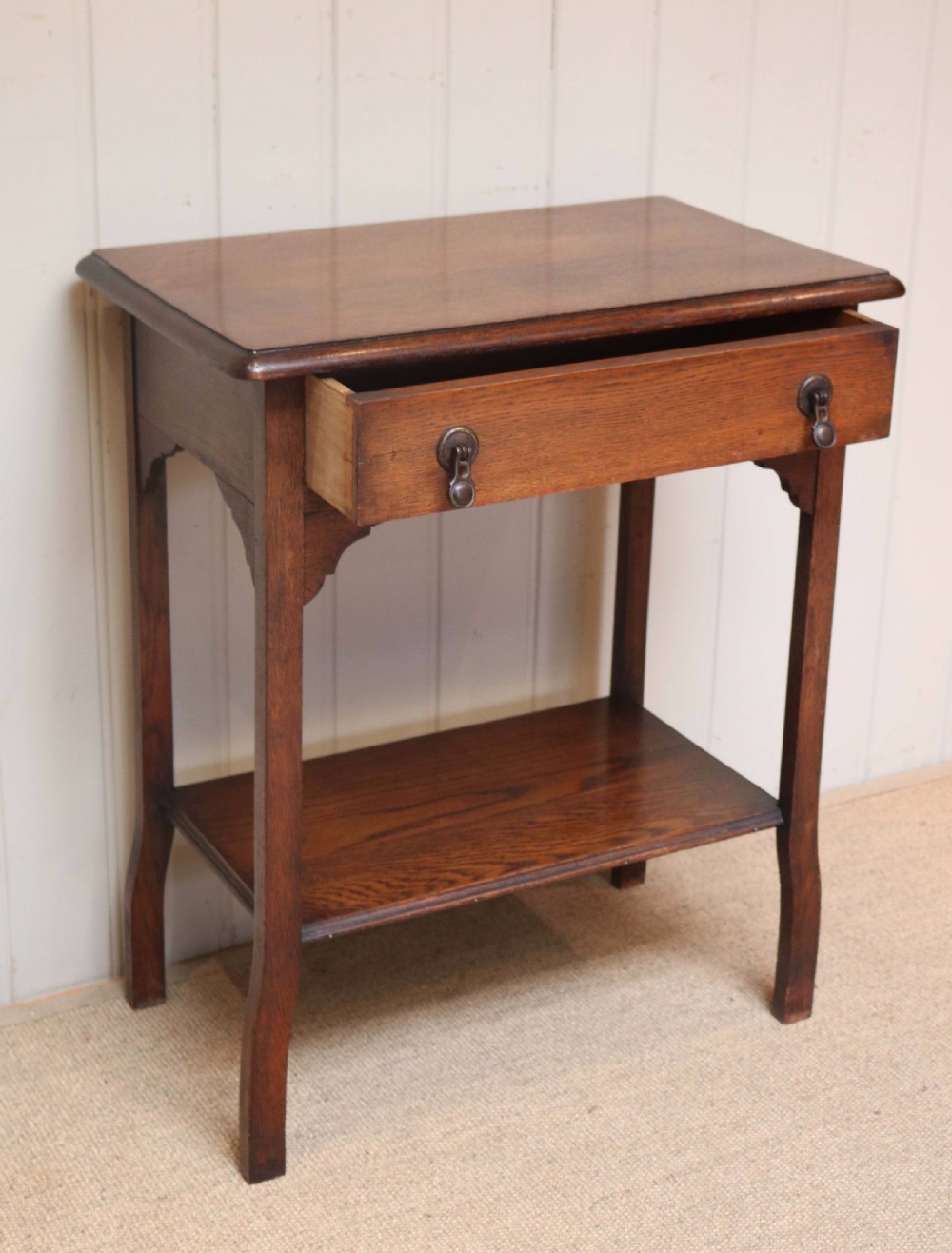 Low Oak Side Table  View VIII