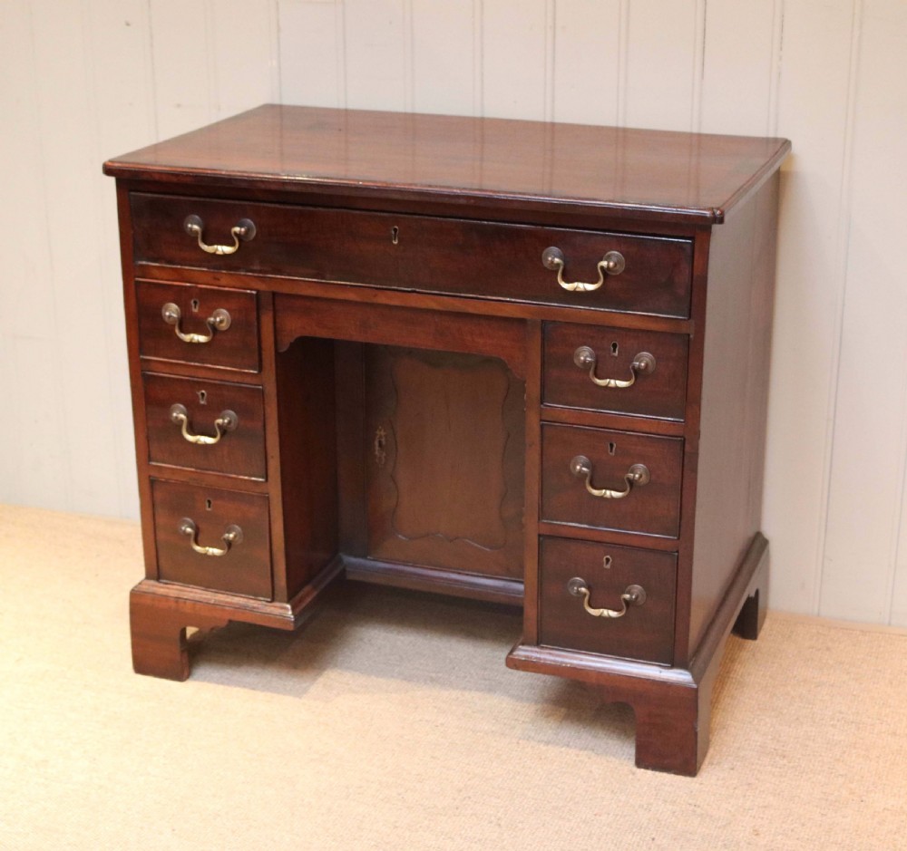 Georgian Mahogany Kneehole Desk  View IV