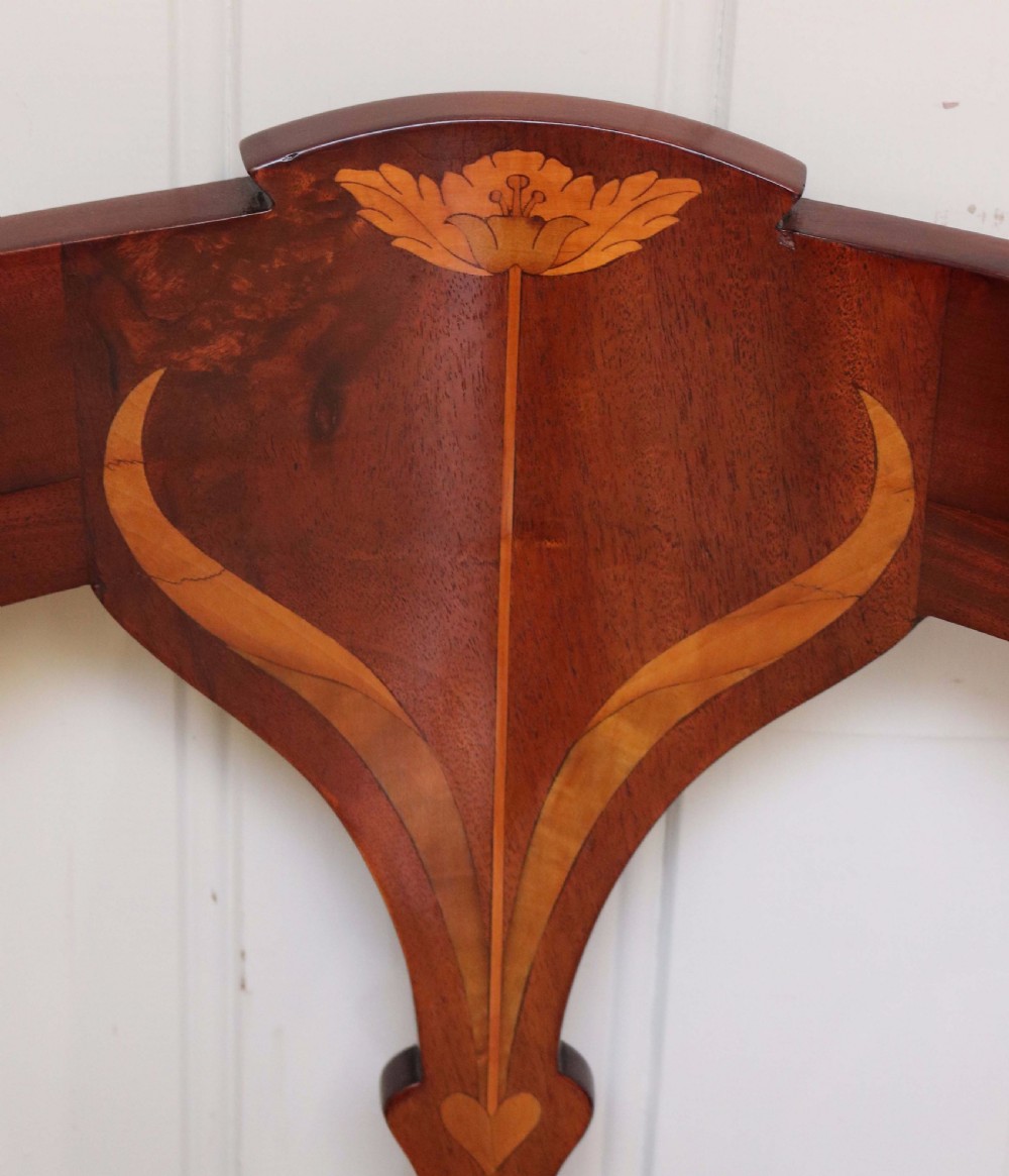 Mahogany Art Nouveau Corner Chair View IV