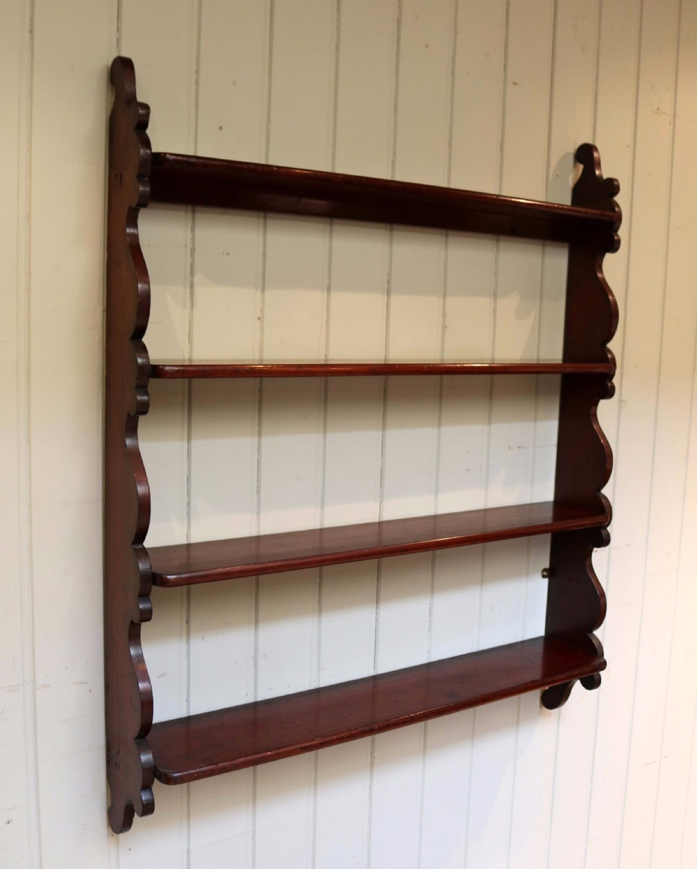 Mahogany Waterfall Shelves View II