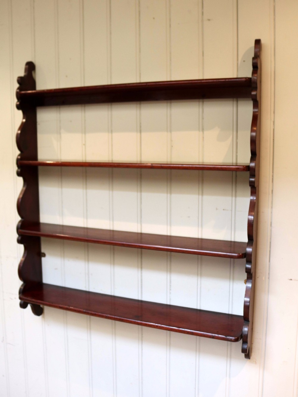 Mahogany Waterfall Shelves View VI