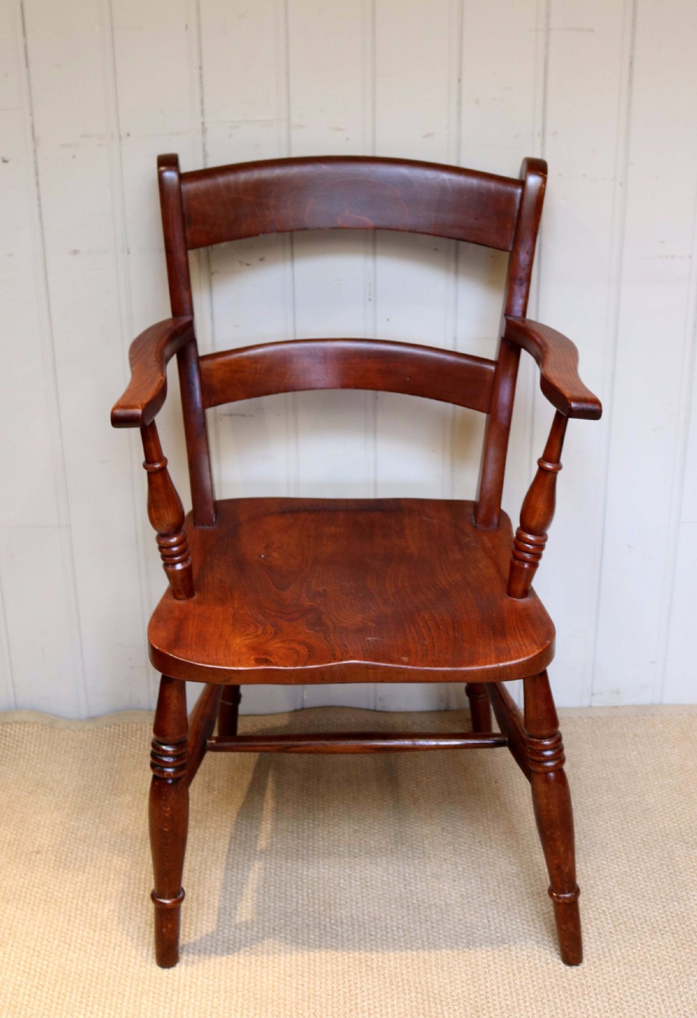 Beechwood And Elm Carver Chair 