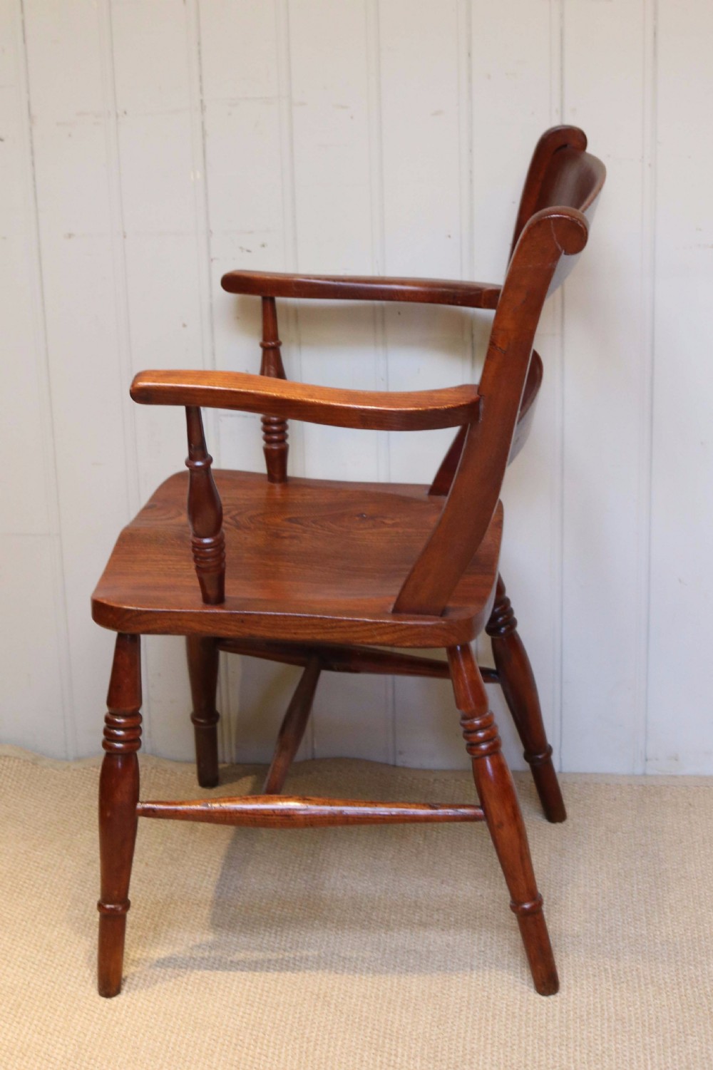 Beechwood And Elm Carver Chair  View IV