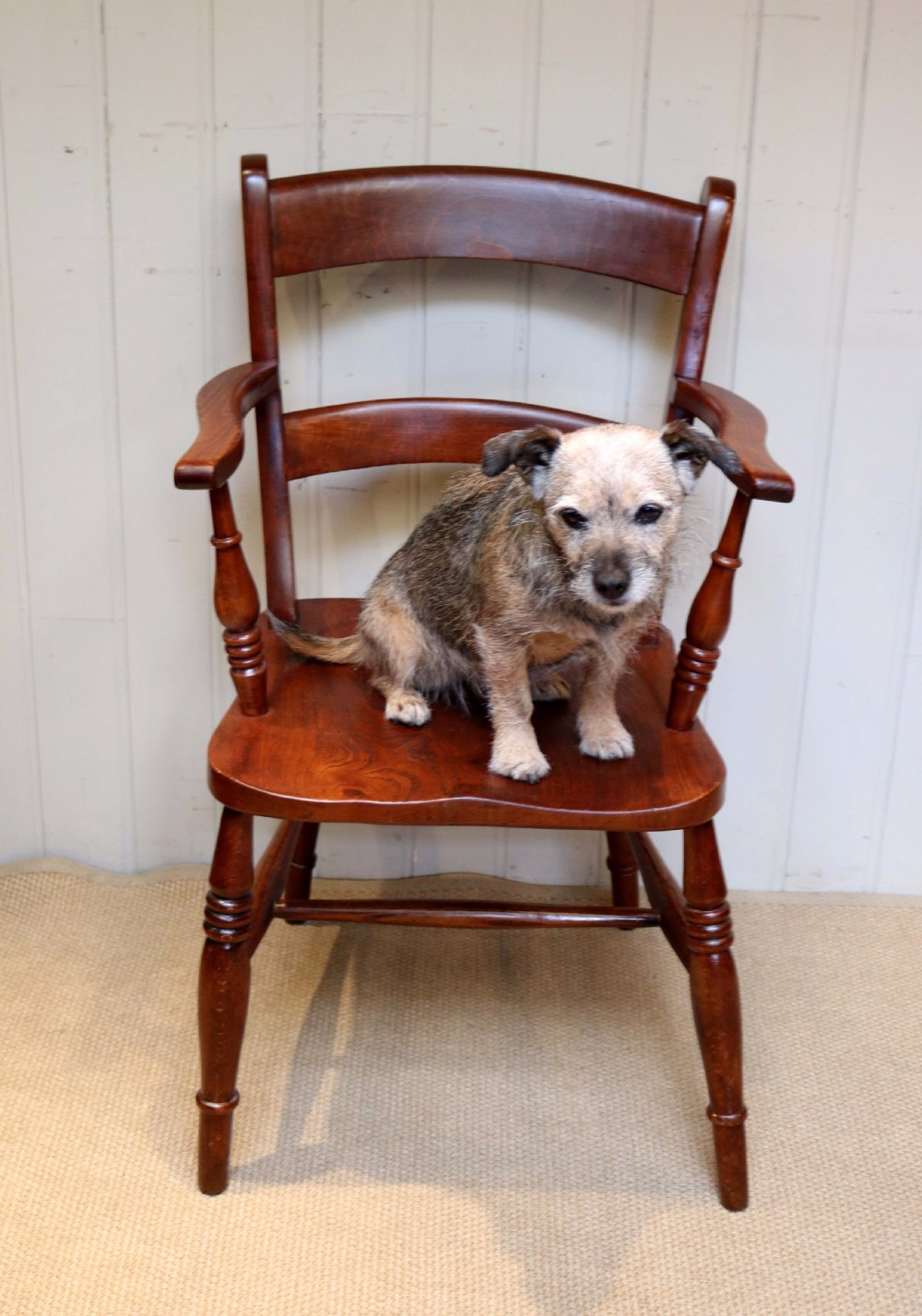 Beechwood And Elm Carver Chair  View VI