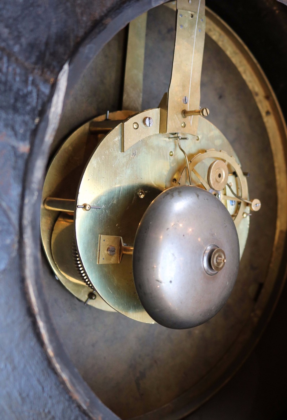 Large Early 19th Century Toleware Wall Clock View V