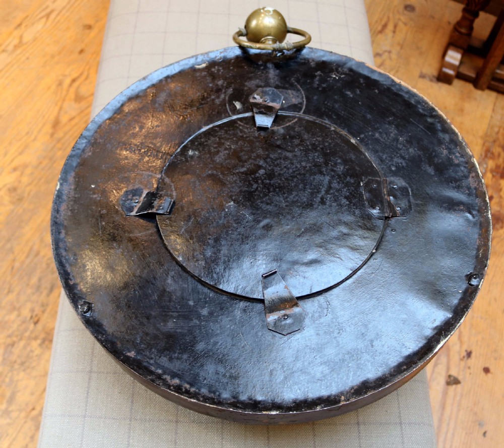 Large Early 19th Century Toleware Wall Clock View VII
