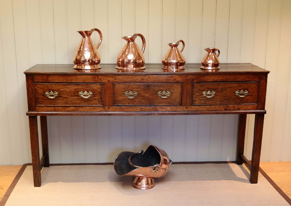 Mid Georgian Elm Dresser Base View II