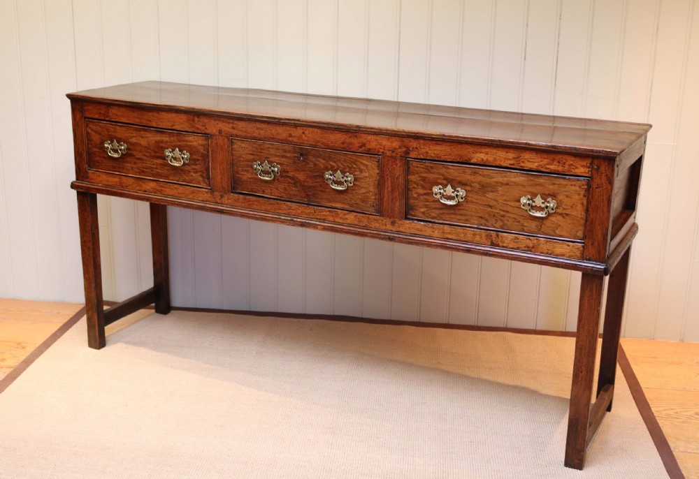 Mid Georgian Elm Dresser Base View IV