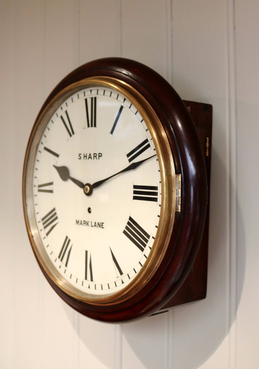 Mahogany Fusee Dial Clock  View II