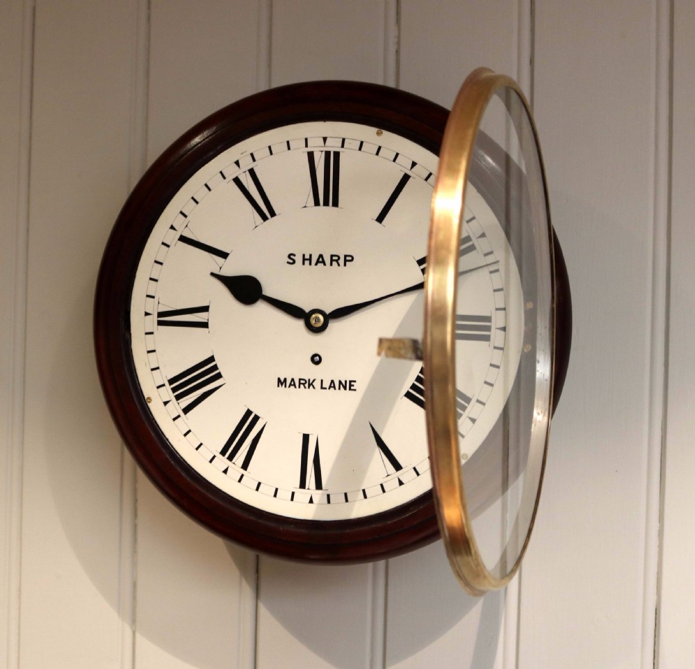 Mahogany Fusee Dial Clock  View III