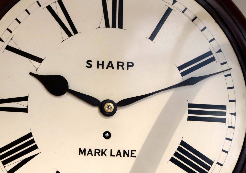 Mahogany Fusee Dial Clock  View IV