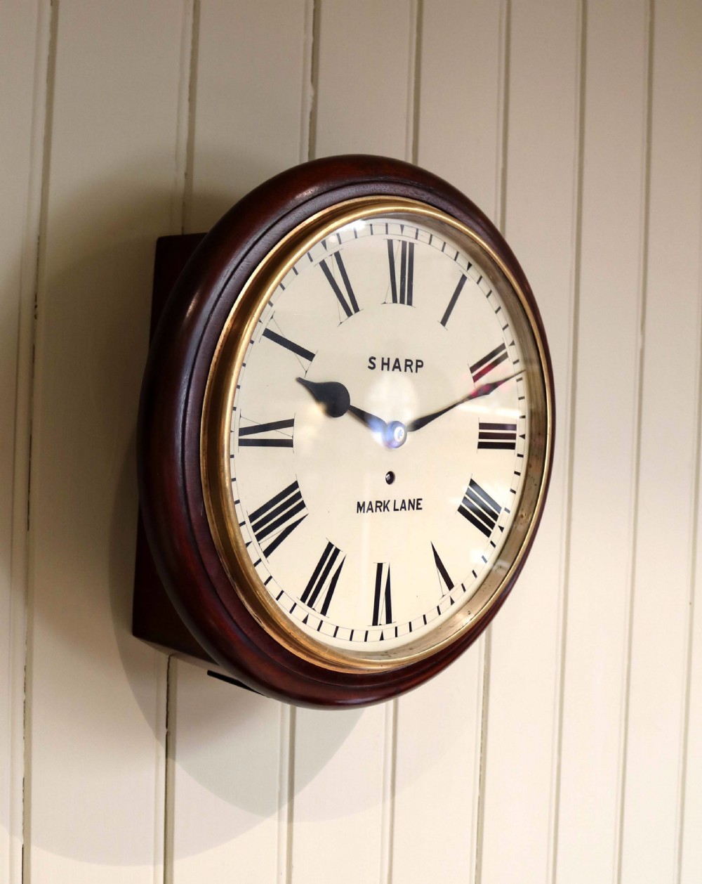 Mahogany Fusee Dial Clock  View VII
