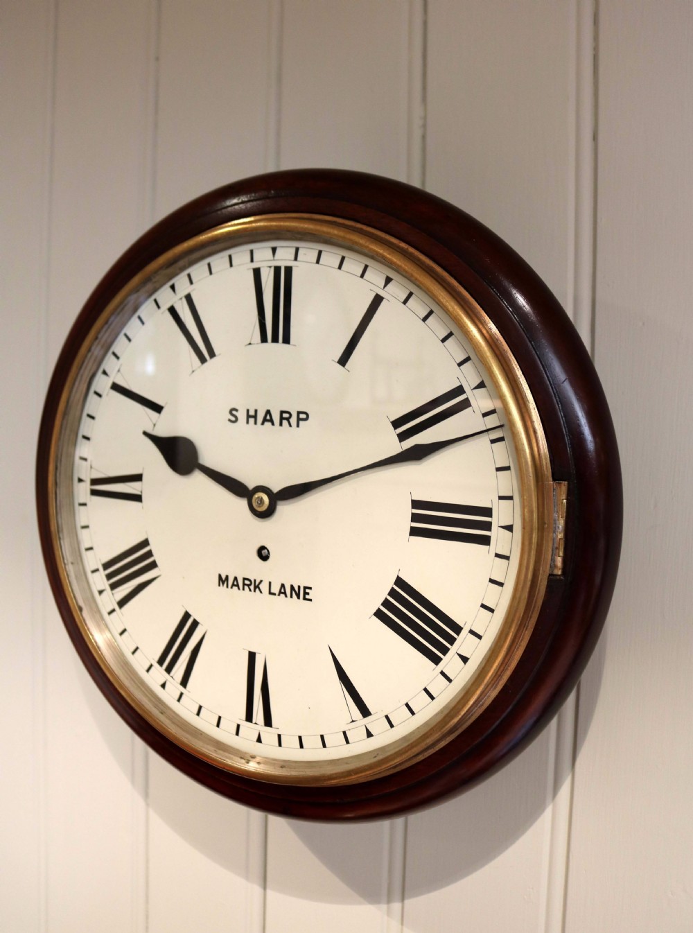 Mahogany Fusee Dial Clock  View VIII