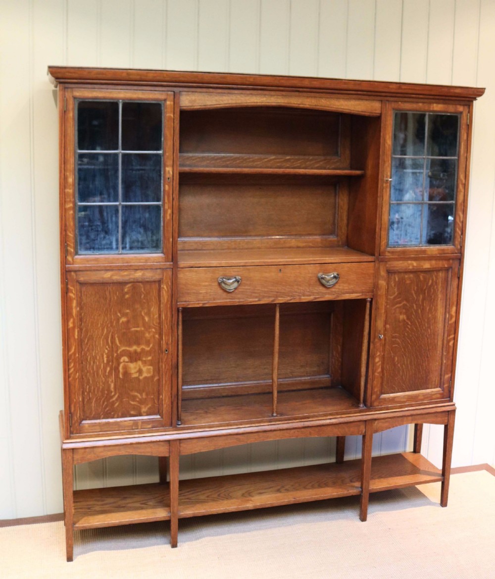 Arts And Crafts Oak Cabinet View IV