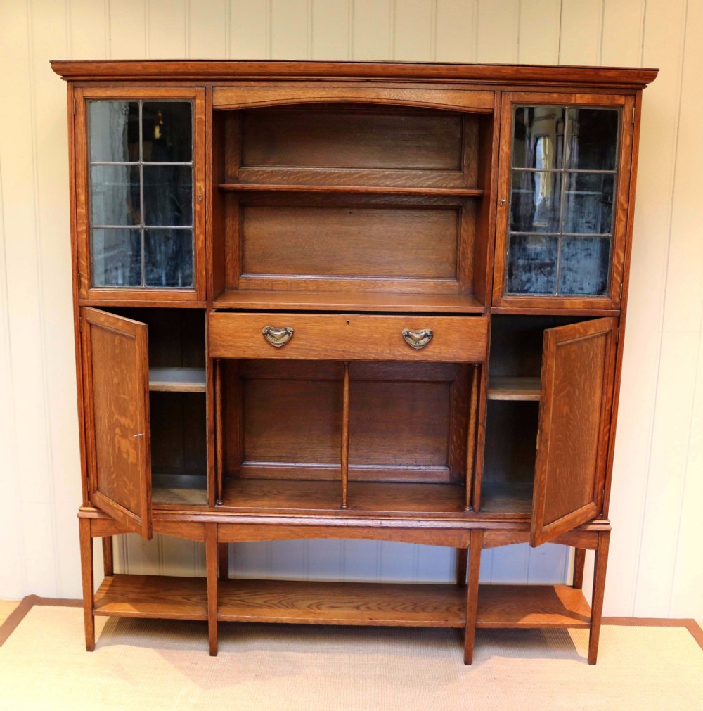 Arts And Crafts Oak Cabinet View VI