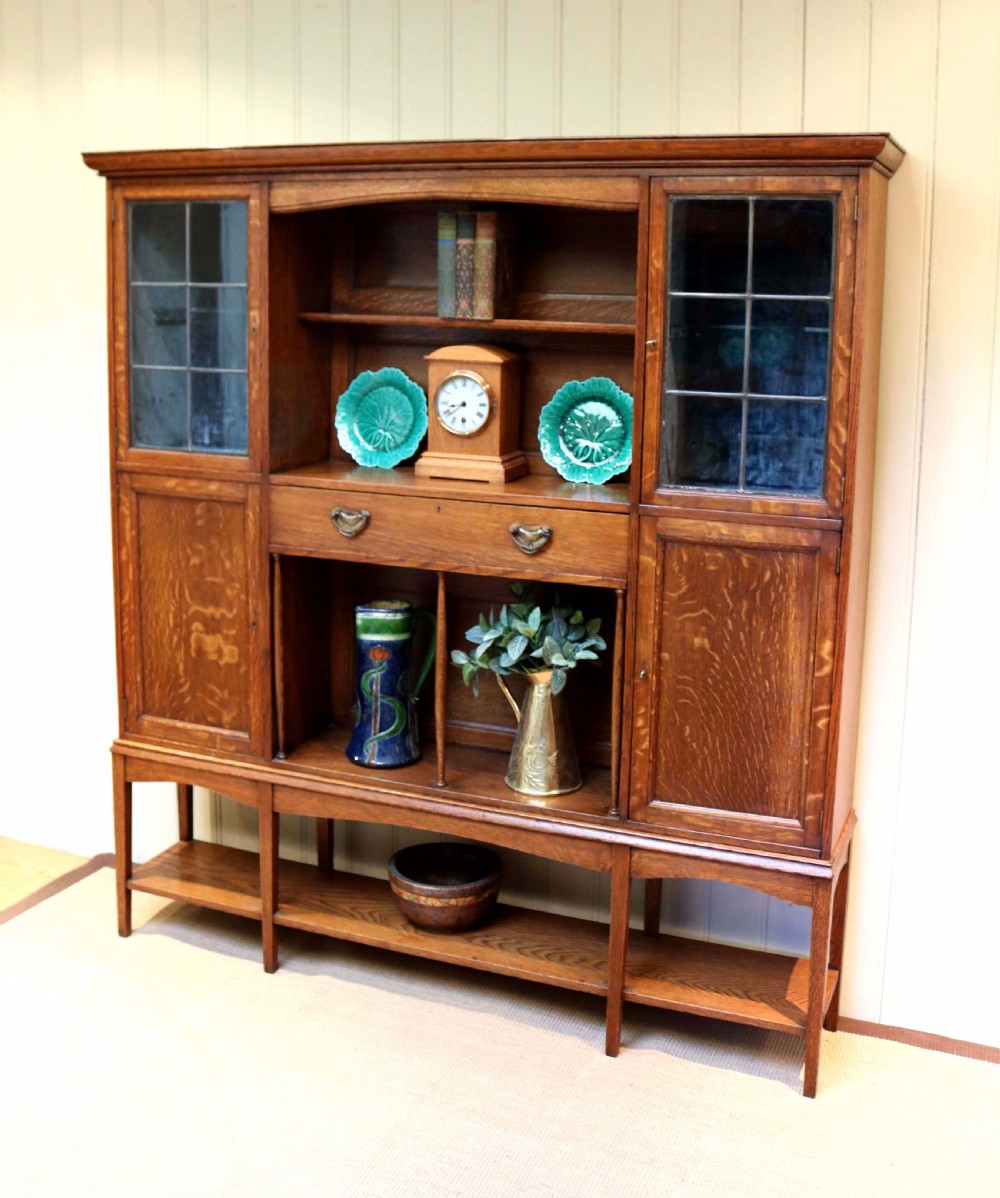 Arts And Crafts Oak Cabinet View VII