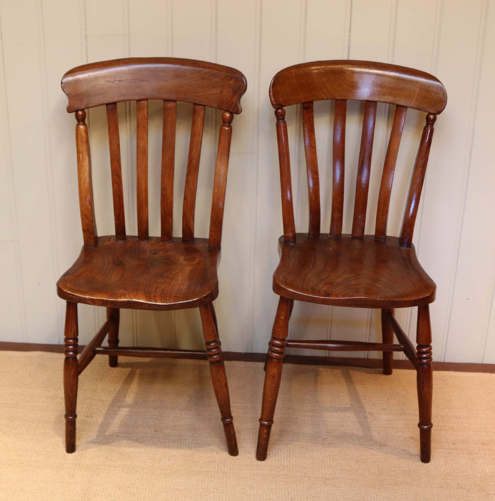 Matched Set Of Six Beech And Elm Windsor Chairs View II