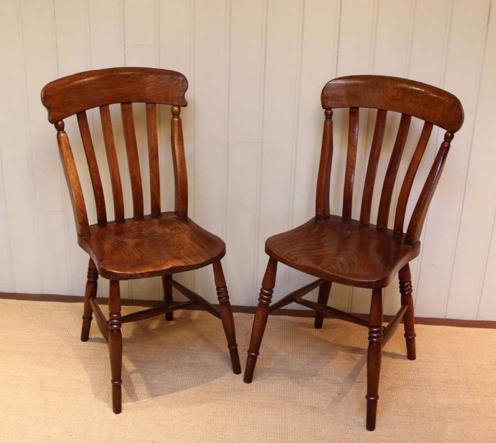 Matched Set Of Six Beech And Elm Windsor Chairs View VI