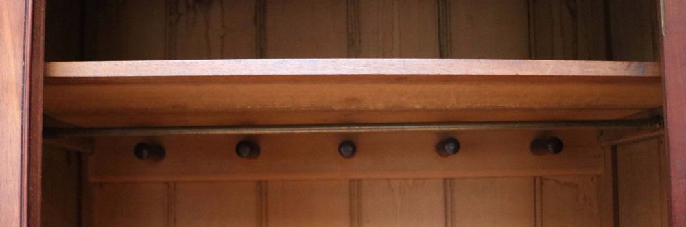 Victorian Mahogany Mirrored Door Wardrobe View VII