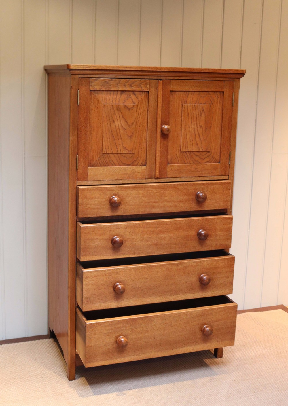 Solid Oak Drawer Cabinet  View II