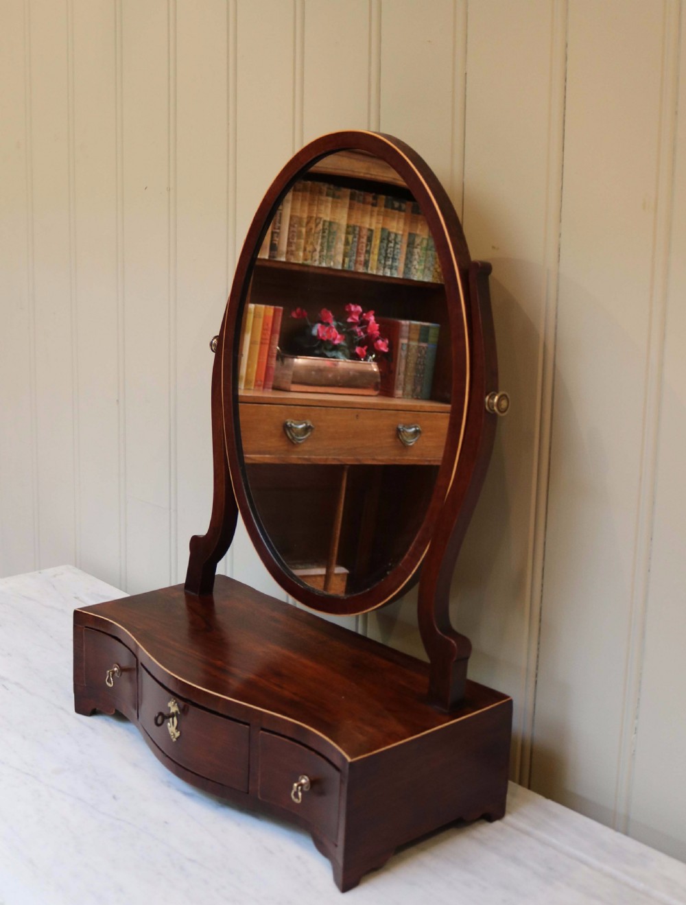 Victorian Mahogany Dressing Table Mirror View VII