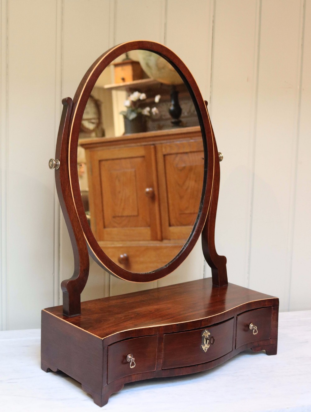 Victorian Mahogany Dressing Table Mirror View VIII