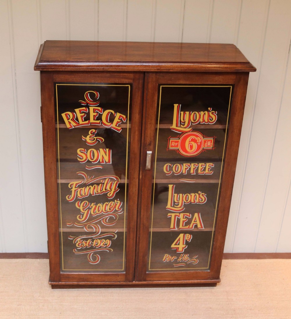 Mahogany Two Door Shop Display Bookcase View VII