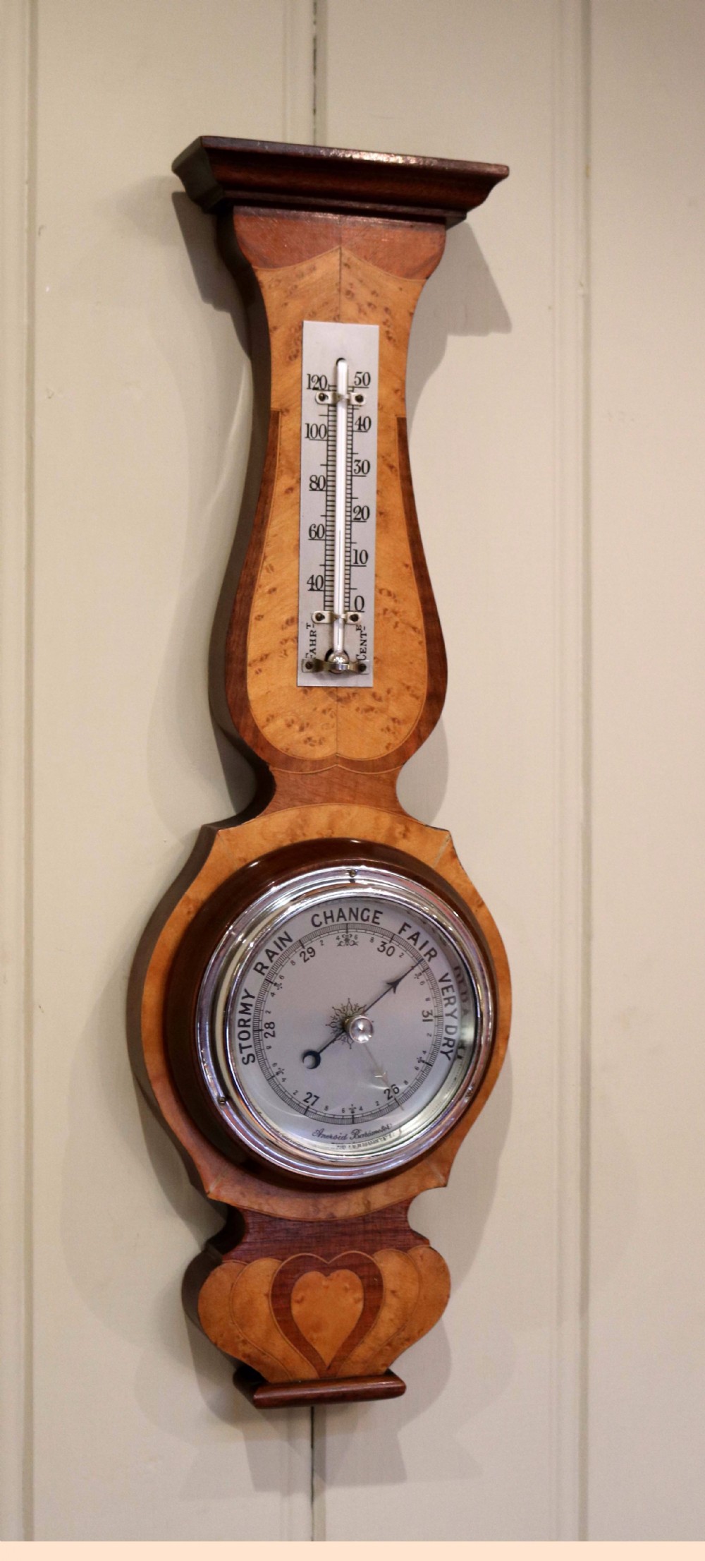 Arts And Crafts Style Banjo Barometer