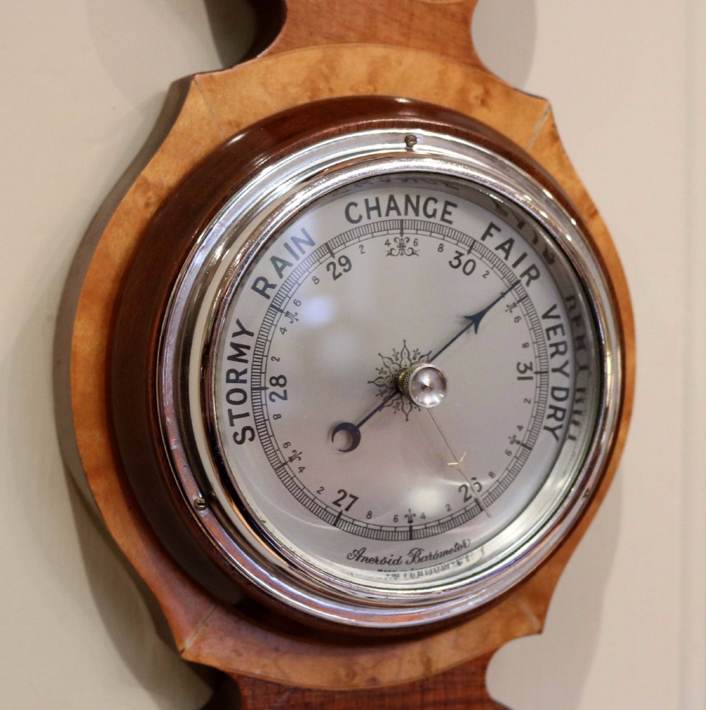Arts And Crafts Style Banjo Barometer View IV