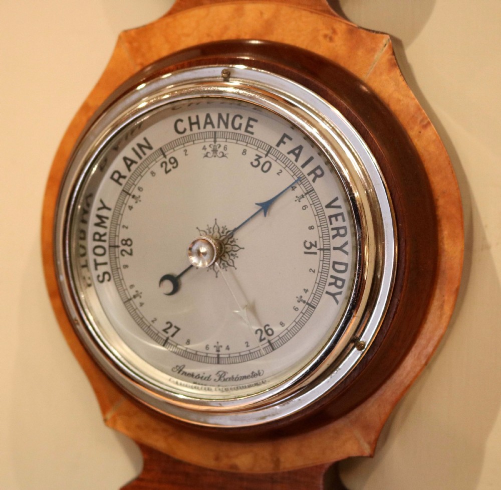 Arts And Crafts Style Banjo Barometer View VIII
