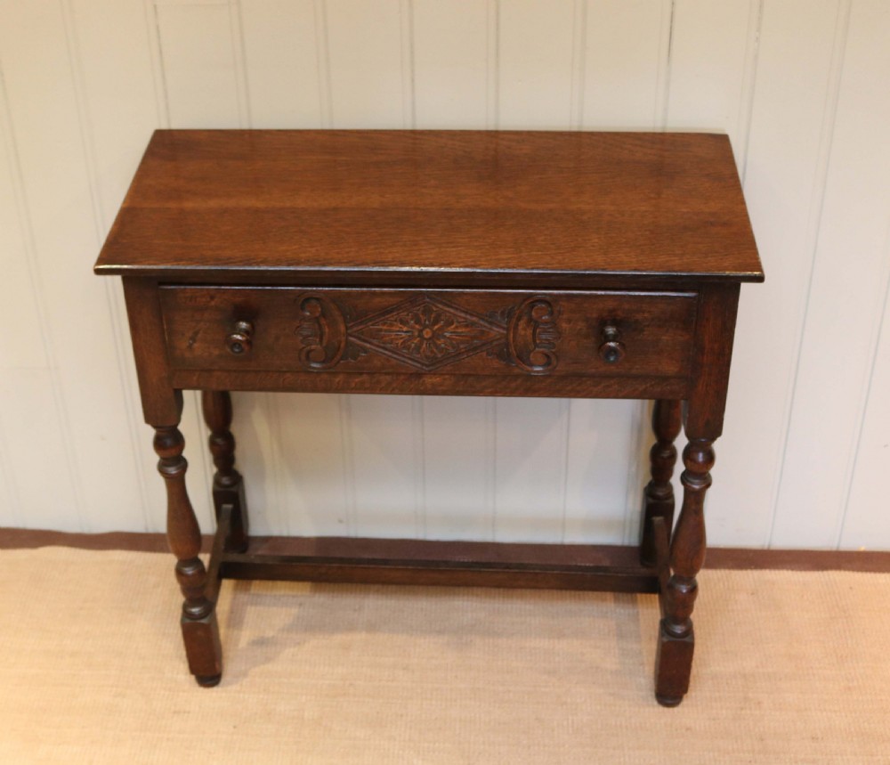 Oak Side Table  View III