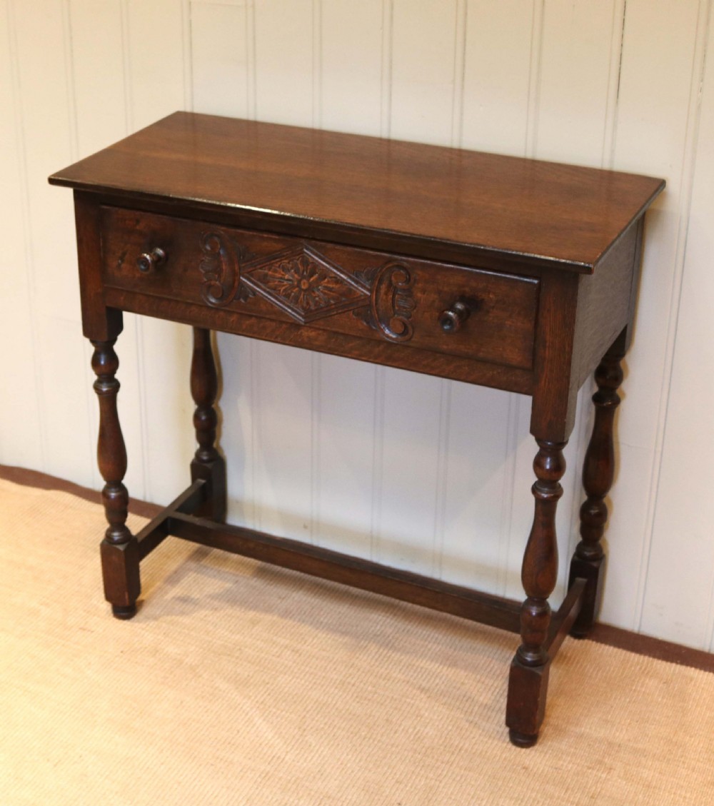 Oak Side Table  View IV
