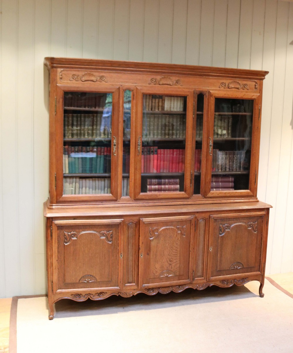 French Oak Cabinet Bookcase