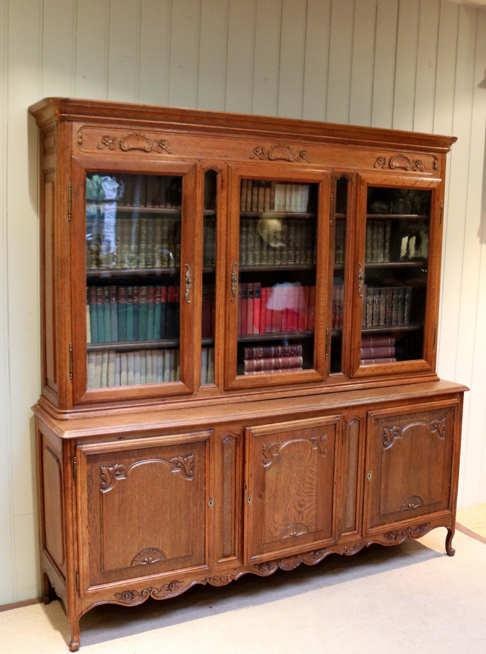 French Oak Cabinet Bookcase View VII