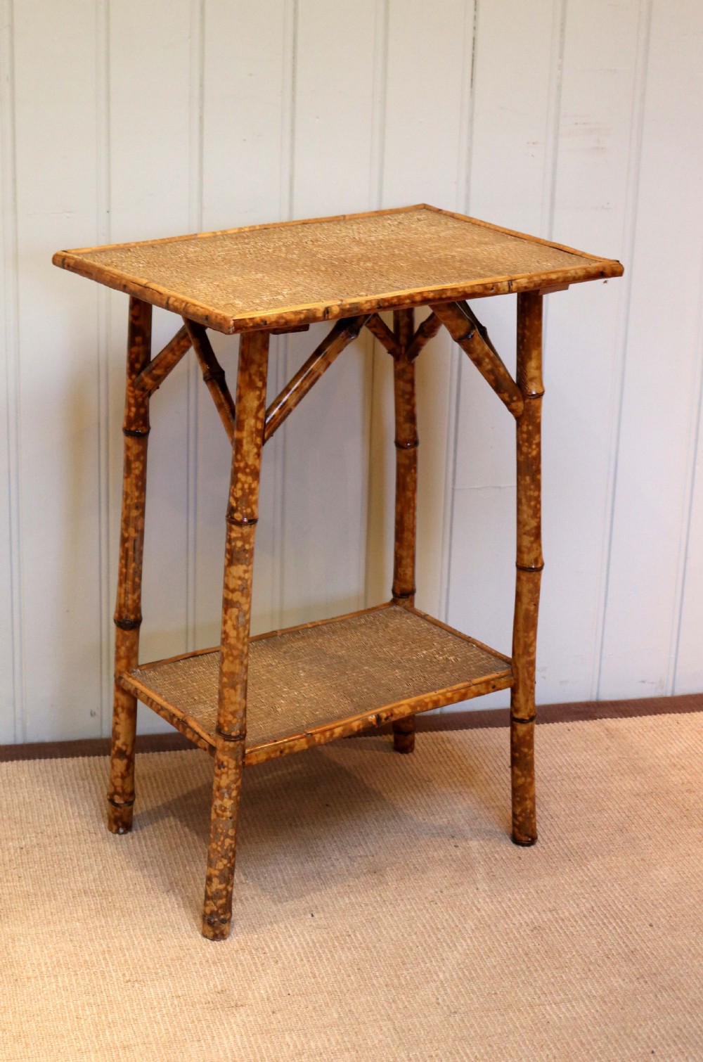 Victorian Two Tier Bamboo Table  View IV