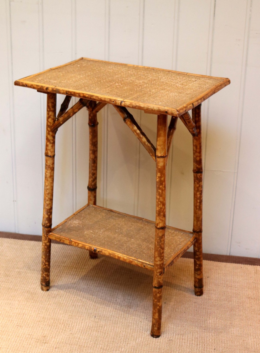 Victorian Two Tier Bamboo Table  View V