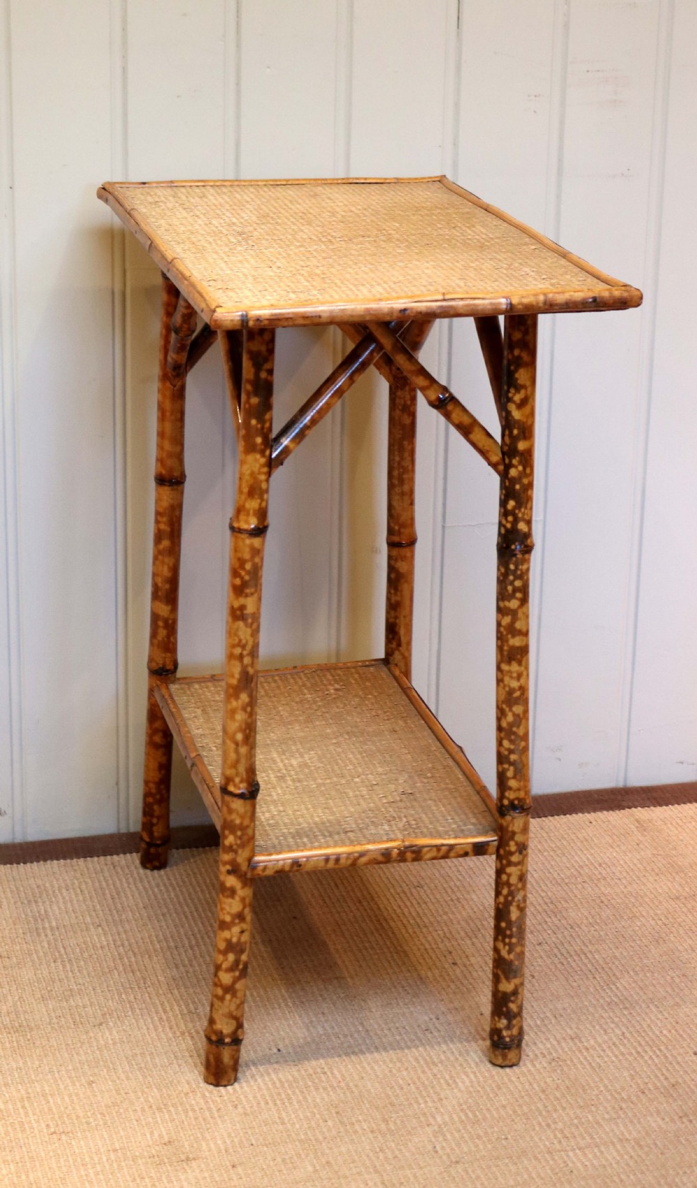 Victorian Two Tier Bamboo Table  View VII