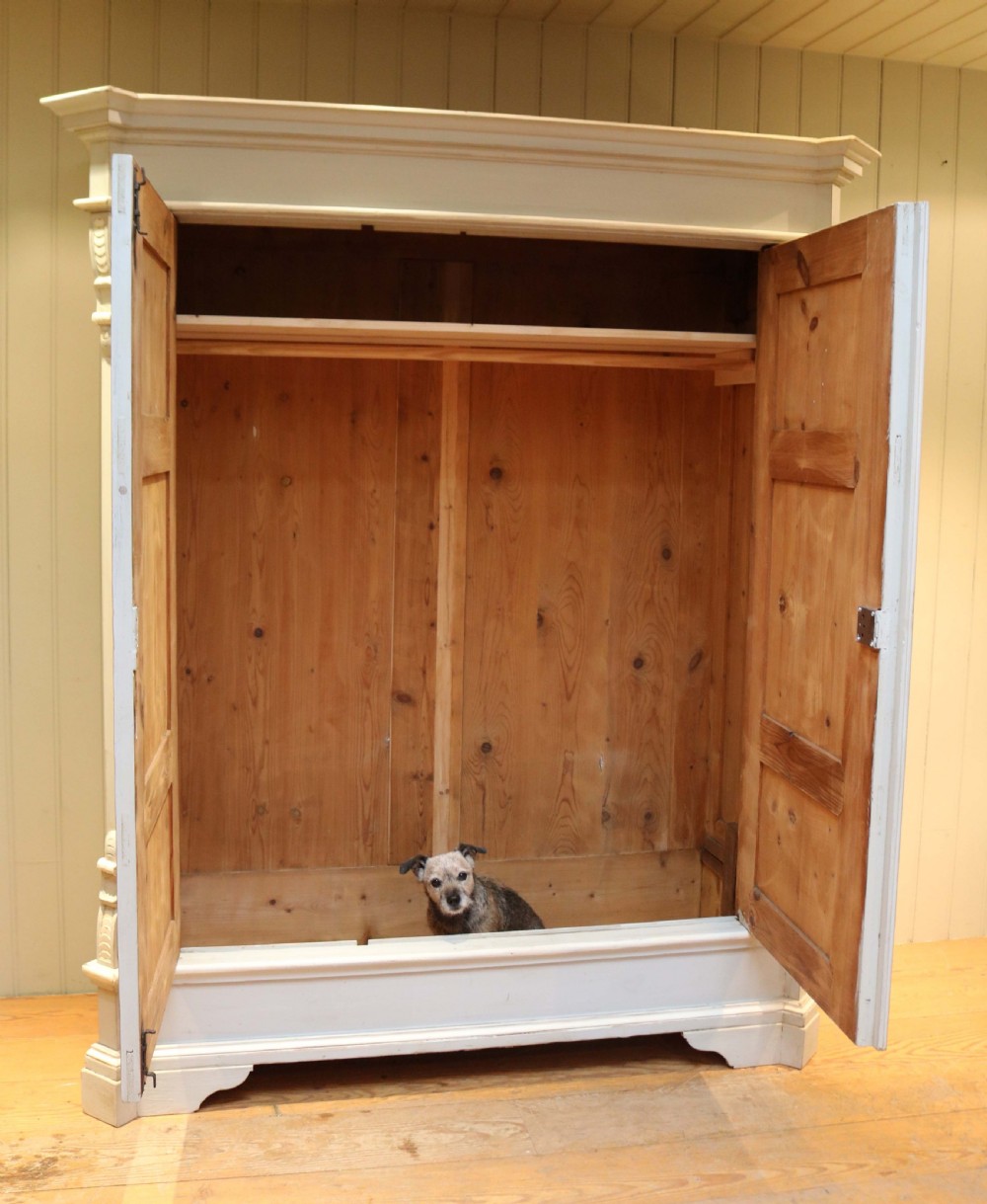 Late 19th Century Continental Painted Wardrobe View VIII