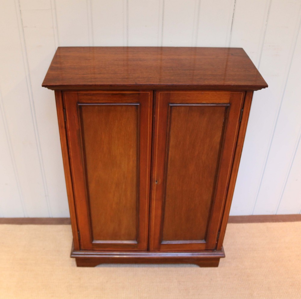 Small Edwardian Mahogany Cabinet  View IV