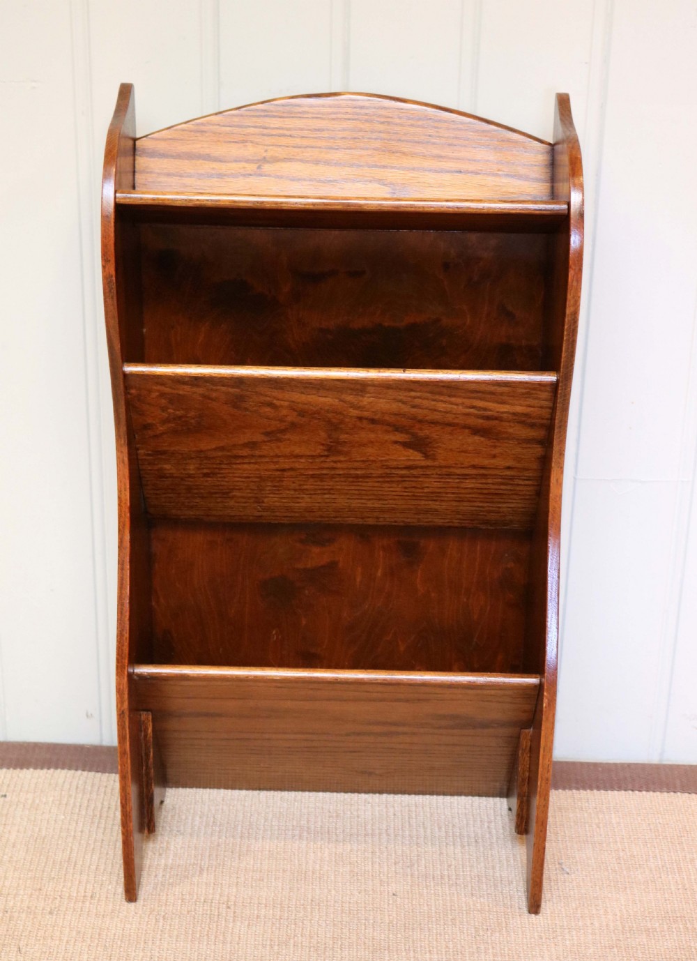 Edwardian Oak Magazine Stand  View IV