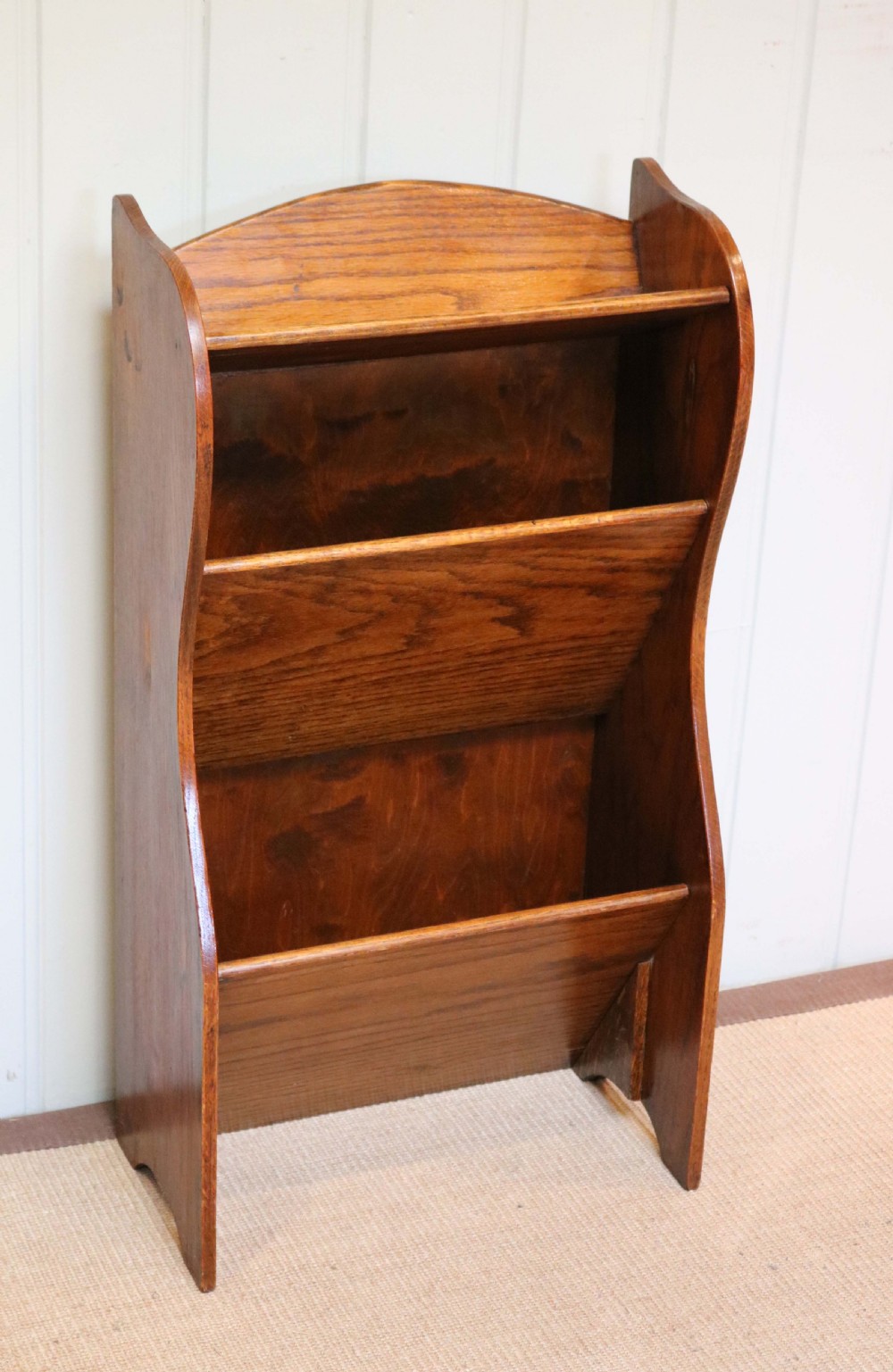 Edwardian Oak Magazine Stand  View VI
