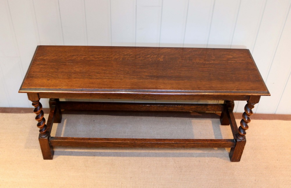 Low Oak Table