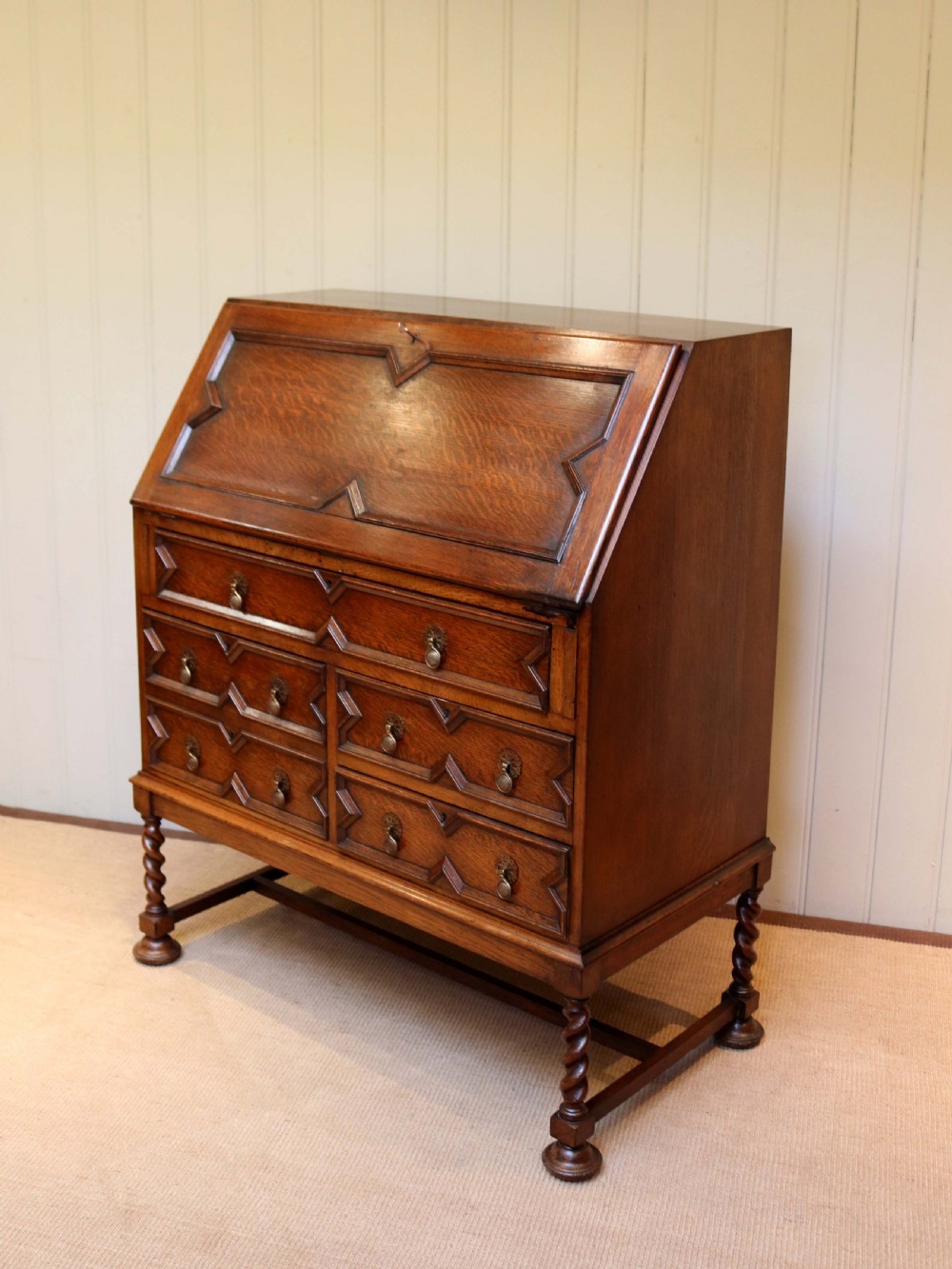 1920s Oak Bureau View IV