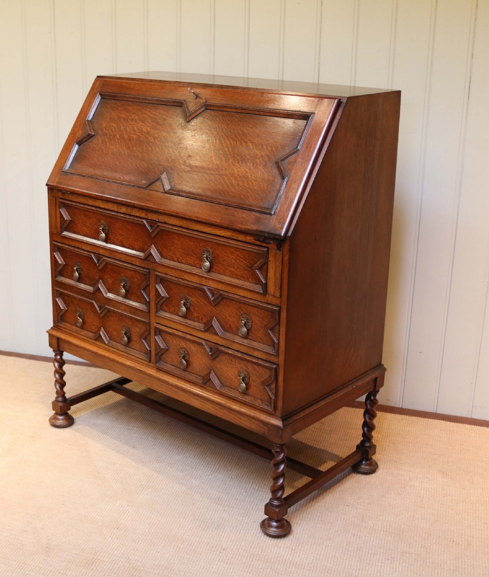 1920s Oak Bureau View V