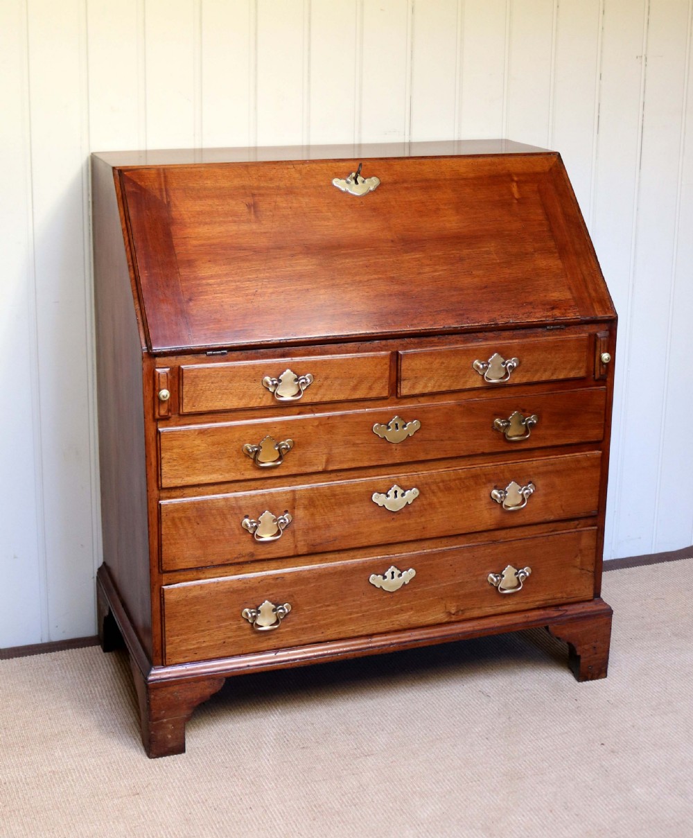 George I Walnut Bureau 