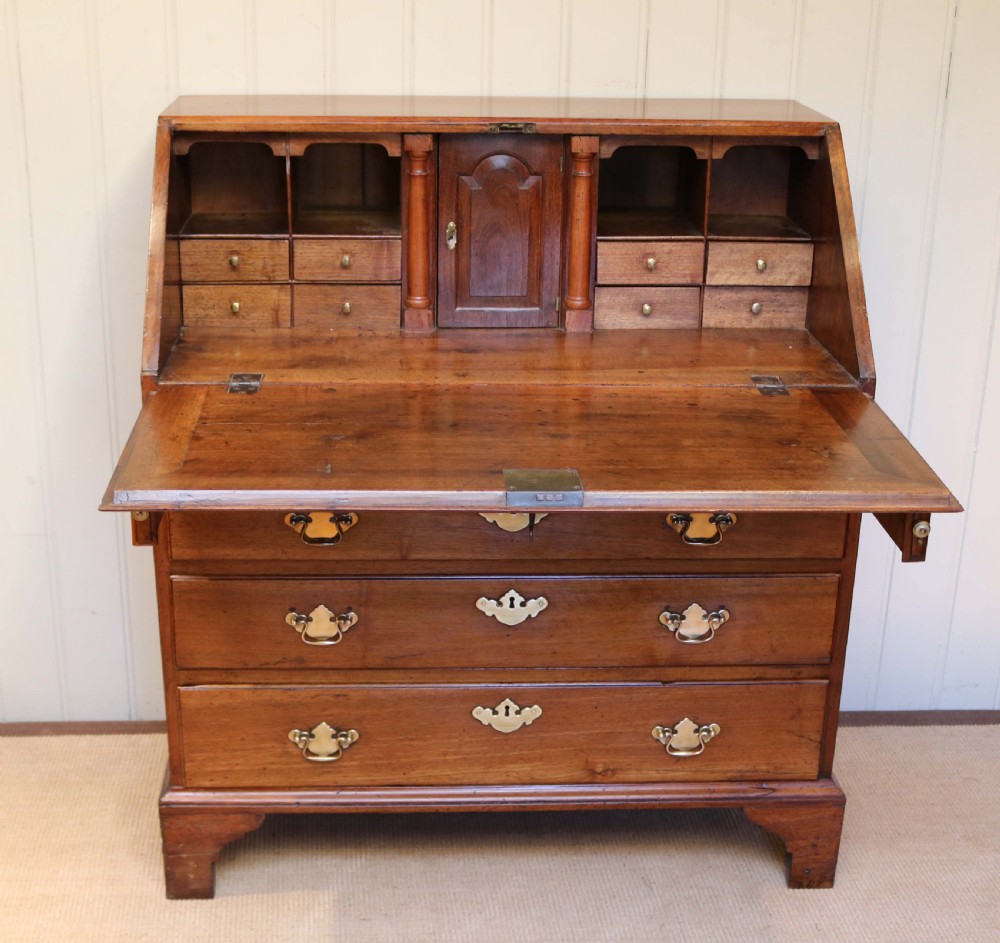 George I Walnut Bureau  View III