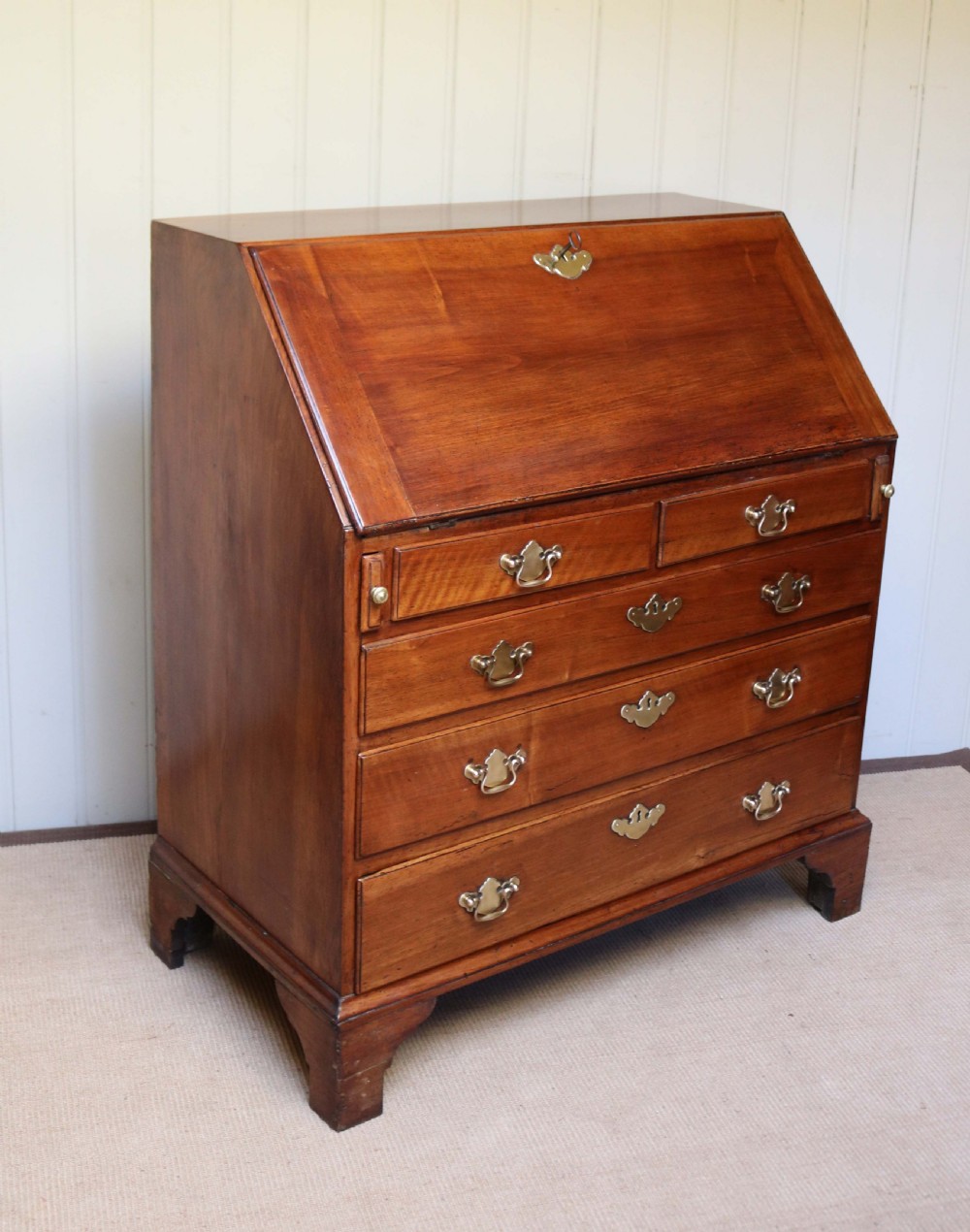 George I Walnut Bureau  View VIII