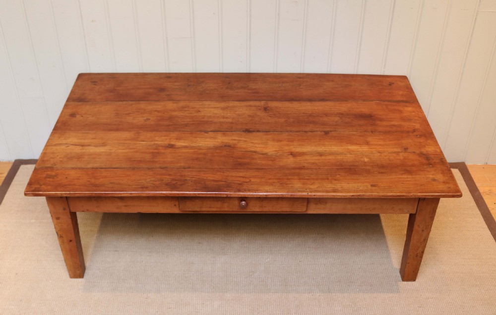 Low French Cherry Wood Table  View II