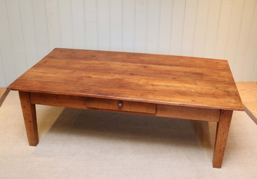 Low French Cherry Wood Table  View V