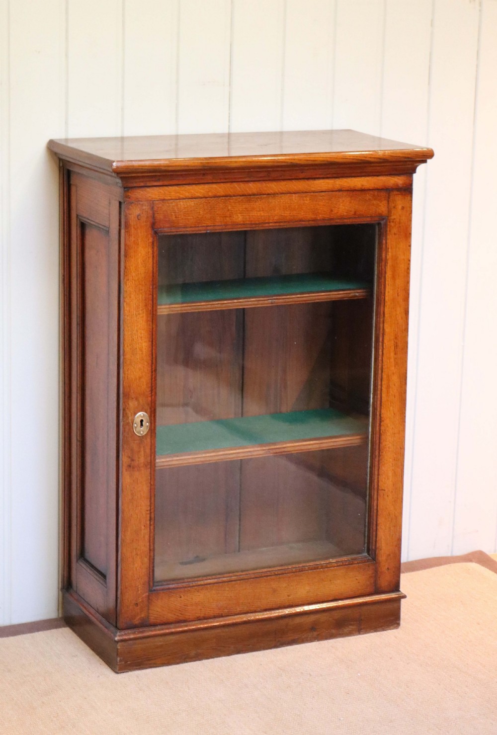 Small Edwardian Oak Bookcase View IV